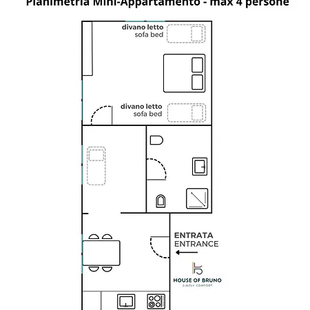 Apartment House Of Bruno - No Reception Trento